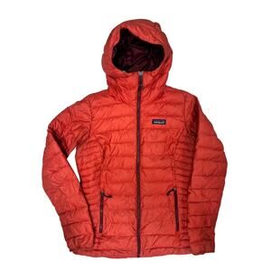 Patagonia Women's Down Sweater Hoody Quilted Jacket Coat Womens Size XS